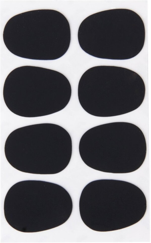 Vtake Black Mouthpiece Pad For Alto Tenor Saxophone Sax Mouthpiece Patches Pads Cushions(Pack of 8)