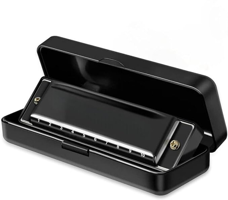 RHYNE Harmonica Mouth Organ Music Instrument(Black)