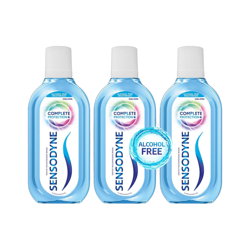 SENSODYNE Complete Protection+ Mouthwash, Alcohol Free - COOL MINT(750 ml)