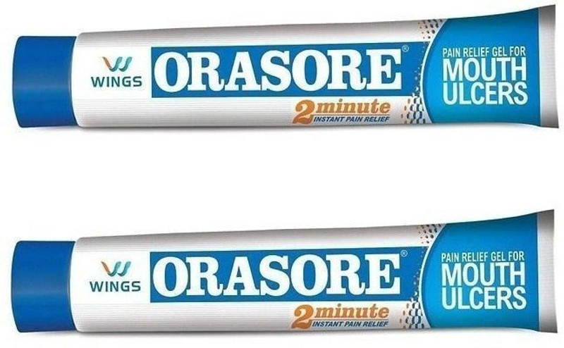Orasore Mouth Ulcer Gel (Pack of 2) - Regular(20 g)