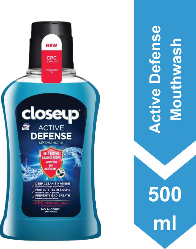 Closeup Active Defense Mouthwash - Help Defend Against Germs(500 ml)