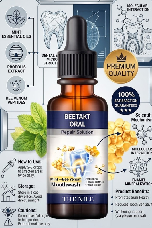 The Nile Beetakt Dental Fresh Drops for Teeth Cleaning - MINT(30 ml)