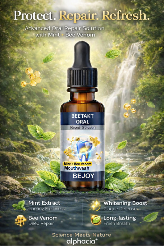 Bejoy BEETAKT ORAL - Scientific Repair Solution for Teeth Whitening & Gum Health - MENTHOL(30 ml)