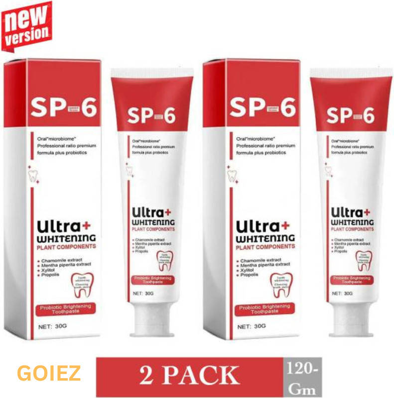 GOIEZ Sp-6 Herbal Purity Toothpaste – Made With Pure Herbal Extracts For Healthy Gums - APPLE(60 g)