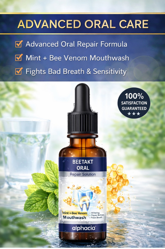 Alphacia Beetakt Mouthwash for Deep Clean & Plaque Defense Care - Mint Fresh breath & cooling feel(30 ml)