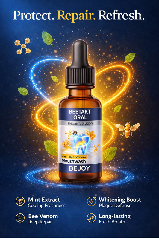 Bejoy Natural Teeth Whitening Serum - BEETAKT - MENTHOL(30 ml)