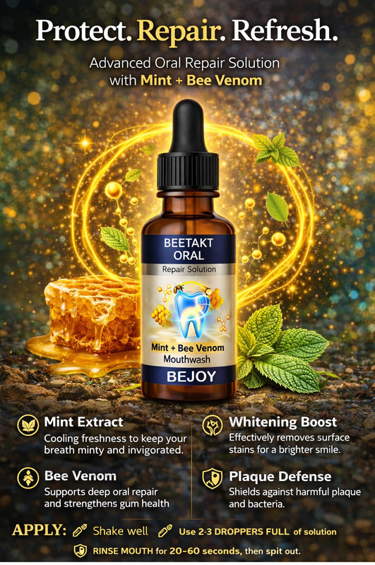 Bejoy Targeted Gum Repair Solution - Gentle Mint Formula - Menthol(30 ml)