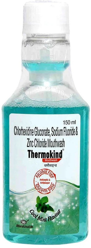 THERMOKIND Mouth Wash (Packs of 5) - cool mints flavour(750 ml)
