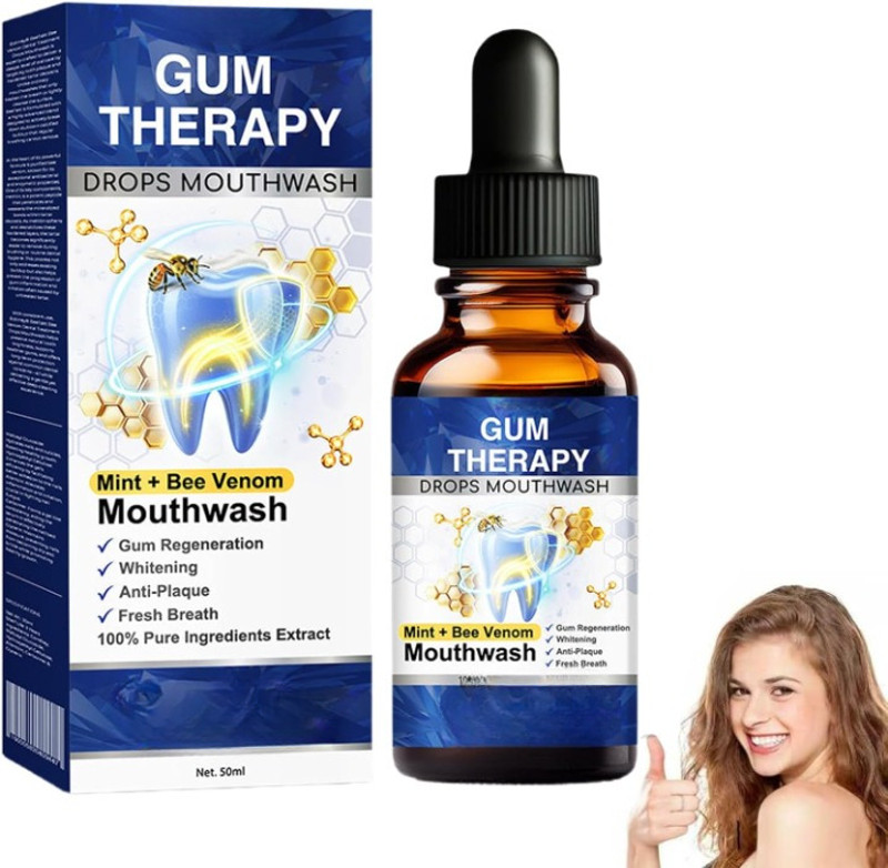 OLIVANTI BeeTakt Bee Venom Dental Treatment Drops Mouthwash, Gum Therapy MOUTHWASH - Fresh(50 ml)