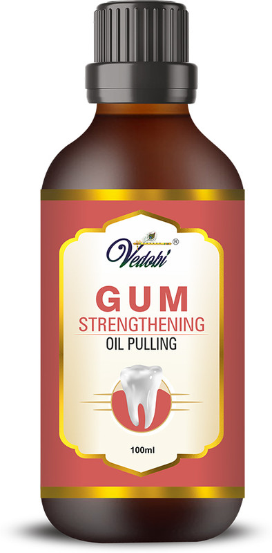 VEDOBI Gum Strengthening Oil Pulling – 100% Ayurvedic Formula, 100 ml - NATURAL(100 ml)