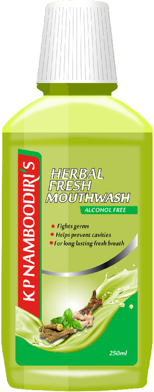 K.P. Namboodiri's Herbal Fresh Mouth Wash - Herbal(250 ml)