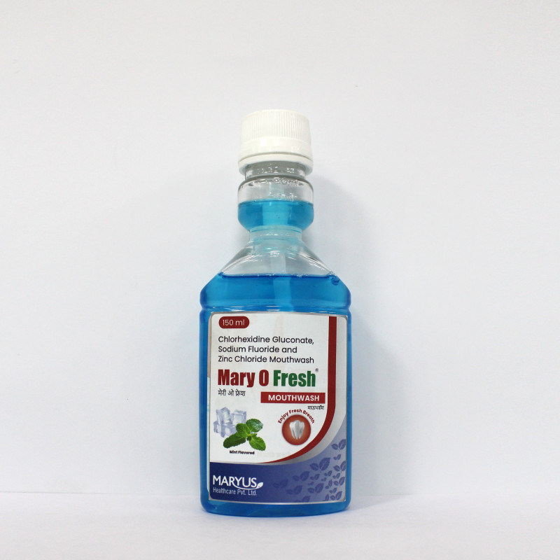Mary O Fresh Mouthwash - Mint Flavour(150 ml)