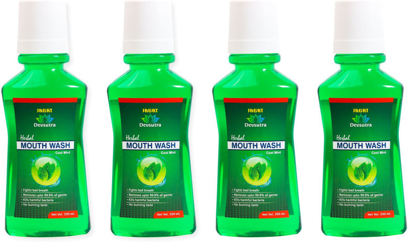 Jagat Ayurvedic HERBAL Cool Mint Mouthwash - Cool Mint(250 ml)