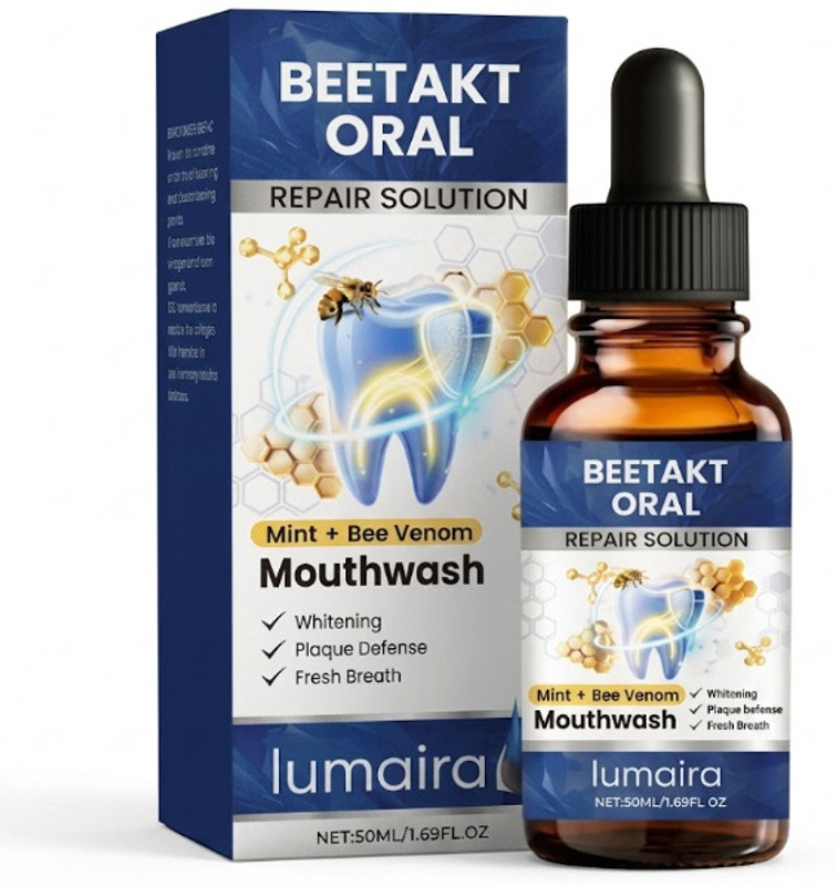 LUMAIRA Mouthwash 01 - Mint + Bee Venom(50 ml)