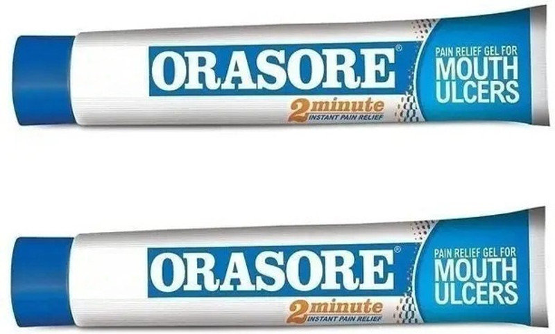Virelza OraSure Mouth Ulcer pack of 2 - mint(150 g)