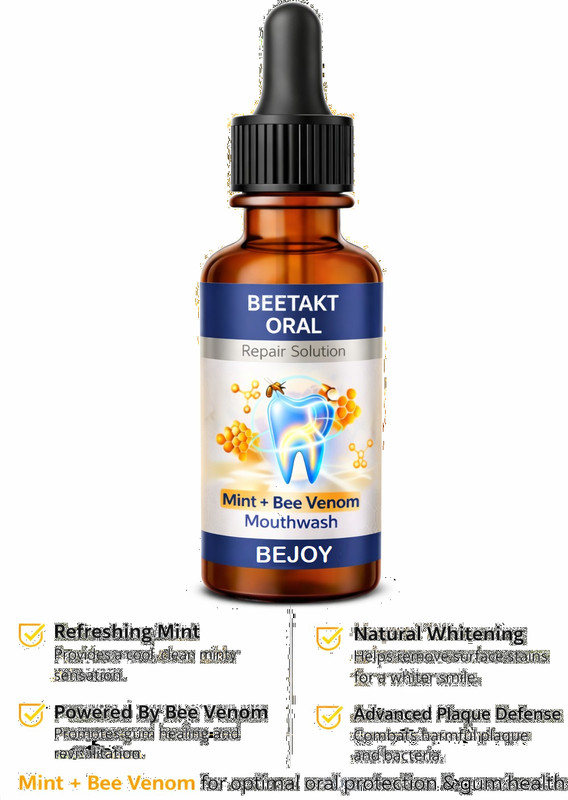 Bejoy BEETAKT Oral Repair Solution: Mint Formula - MENTHOL(30 ml)