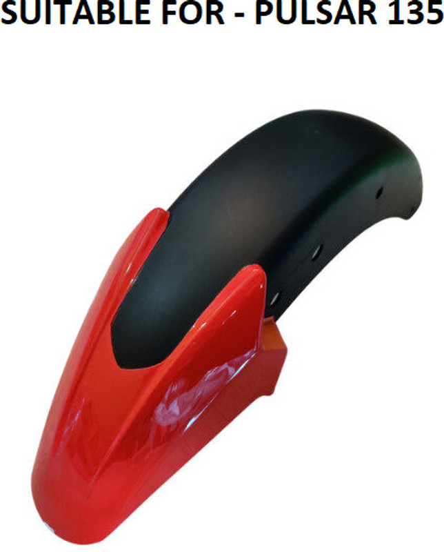 SS Traders Front Mud Guard For Bajaj Pulsar 135 LS DTS-i NA(Red)