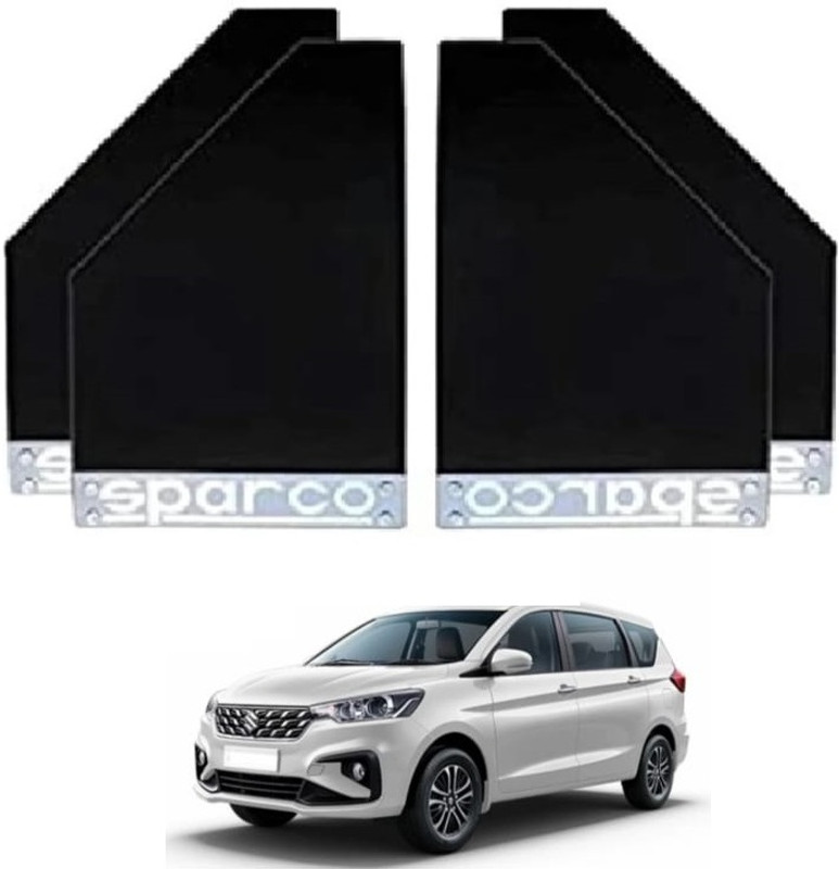SHOPODREAM Rear Mud Guard, Front Mud Guard, Mud Flap For Maruti Ertiga 2016, 2017, 2018, 2019, 2020, 2021, 2022, 2023, 2024(Black)