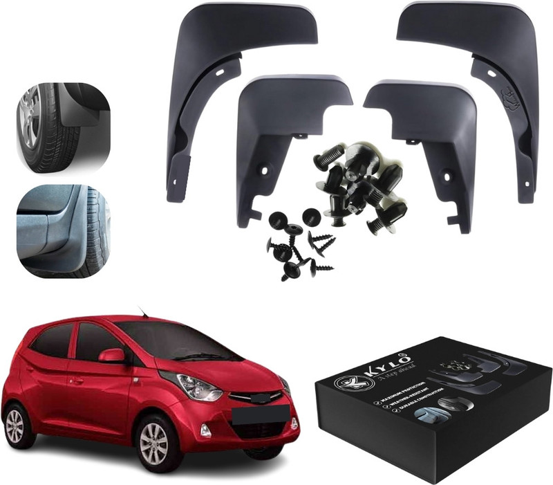 KYLO Mud Flap For Tata EON D Lite 2011(Black)