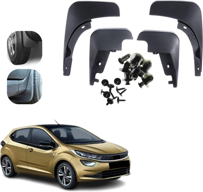 KYLO Mud Flap For Tata Altroz XE Diesel NA(Black)