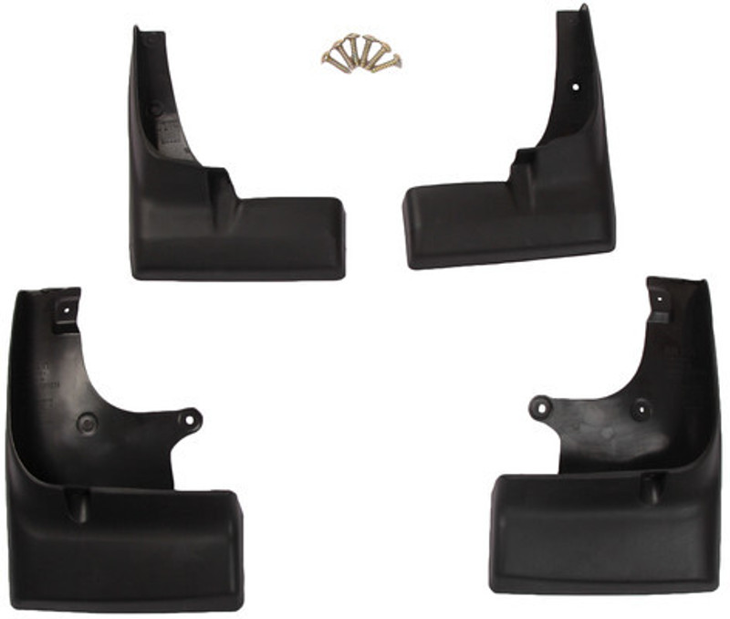 TECHO Mud Flap For Toyota Innova Crysta 2016(Black)