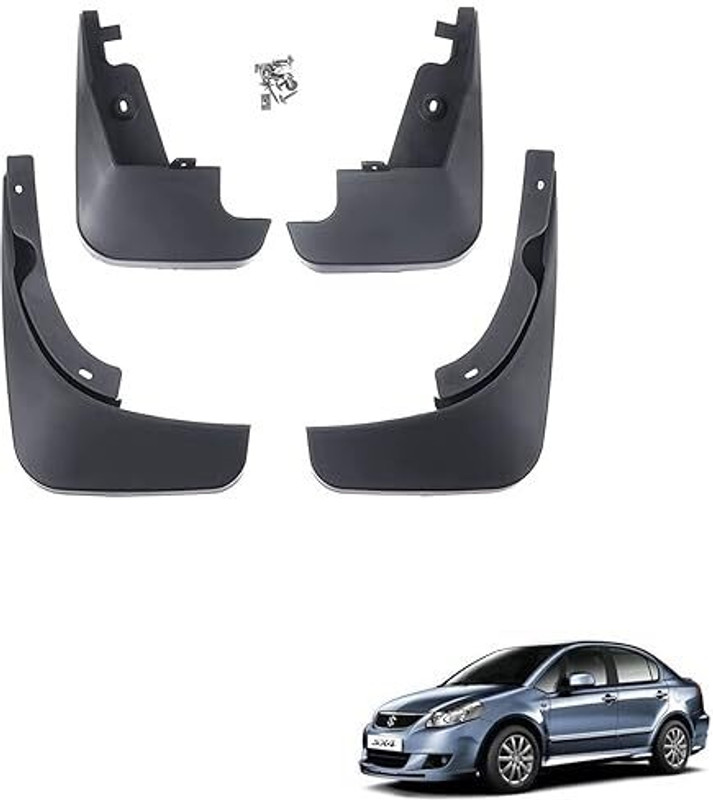 CARSAMAAN Mud Flap For Maruti SX4 2007(Black)