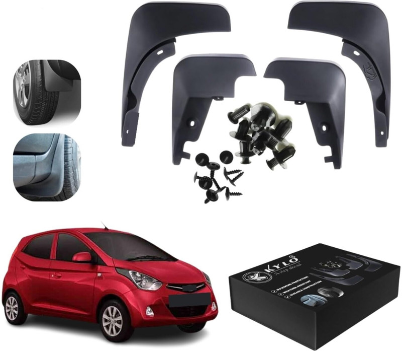 KYLO Mud Flap For HYUNDAI EON Sportz 2011(Black)