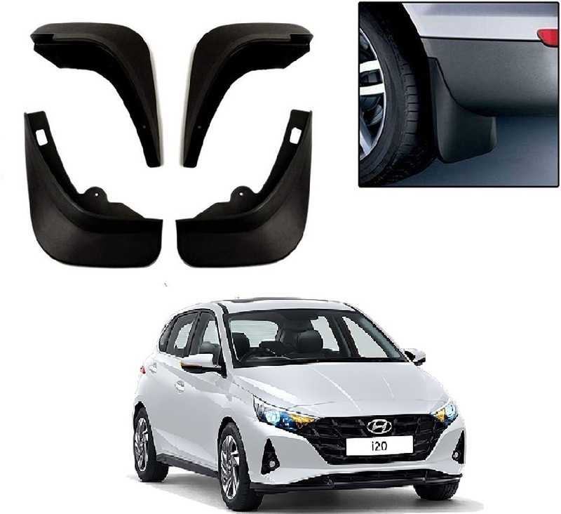ROSHNEER ENTERPRISES Mud Flap For HYUNDAI i20 2022(Black)