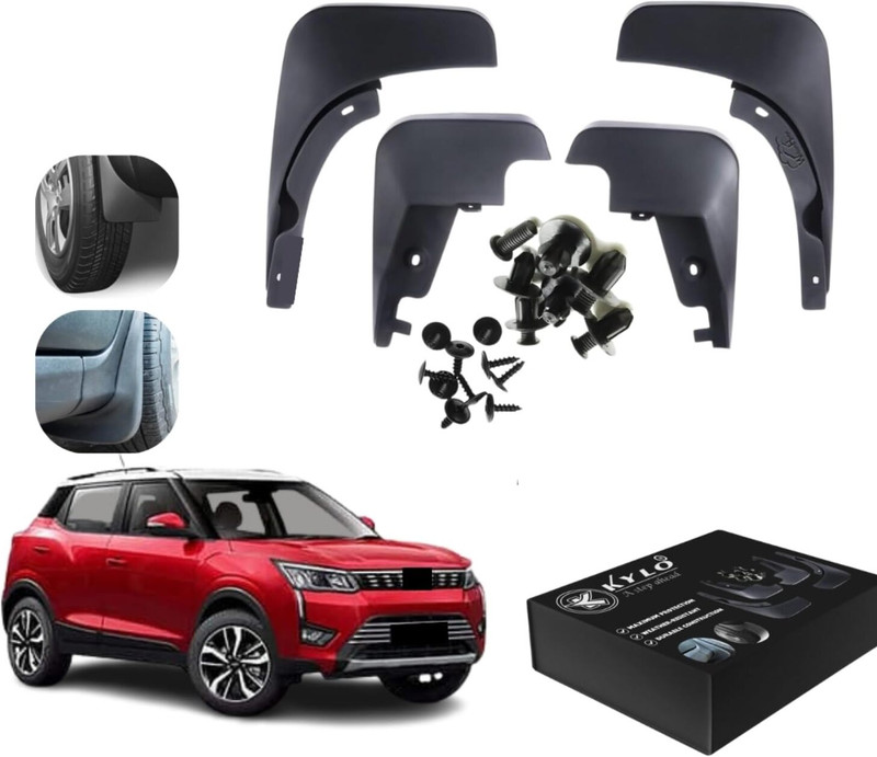 KYLO Mud Flap For MAHINDRA XUV 300 NA(Black)