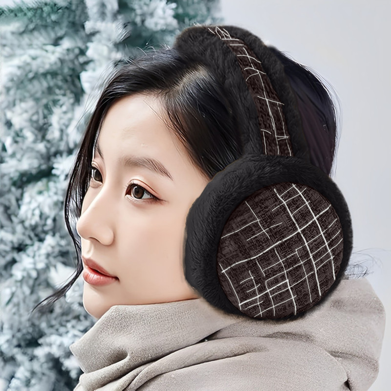 SYGA Winter Earmuffs for Men's and Women's Foldable Plush, Warm & Cozy For Kids,Adult Ear Muff(Pack of 1)