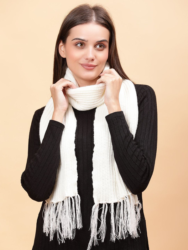 vesture Self Design Women Muffler