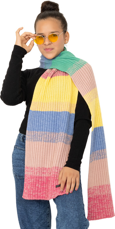 513 Striped Women Muffler