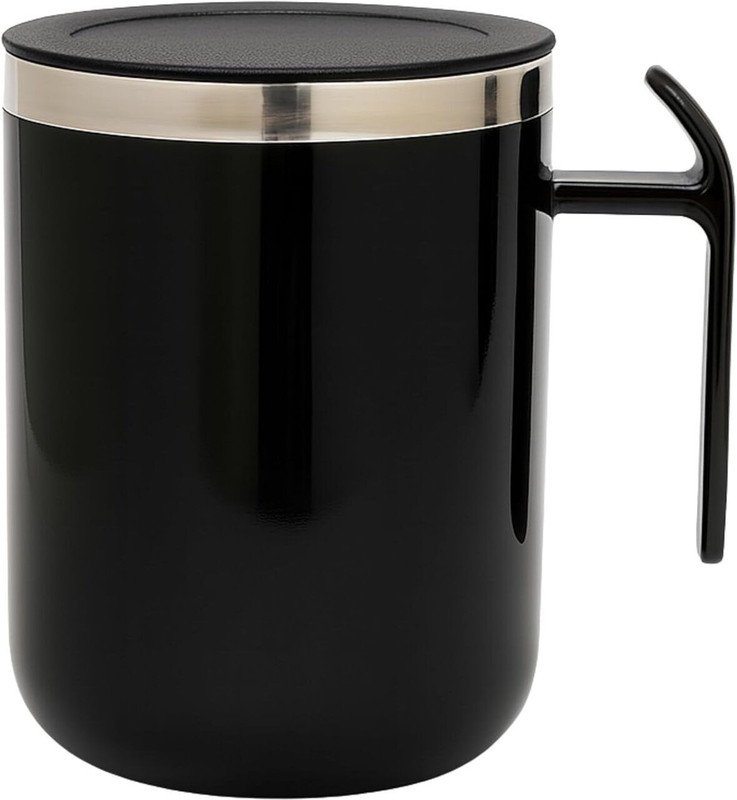 Glassella 450 ml Insulated Stainless Steel Coffee with Lid Stainless Steel Coffee Mug(450 ml)