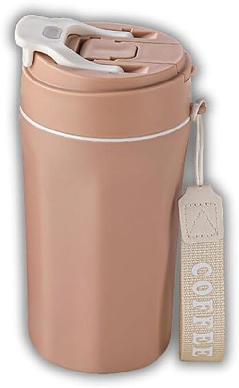 GOSK Enterprise Coffee Cold Coffee Glass Sipper & Cover Random Color Coffee Tumbler With Lid Glass Coffee Mug(400 ml)