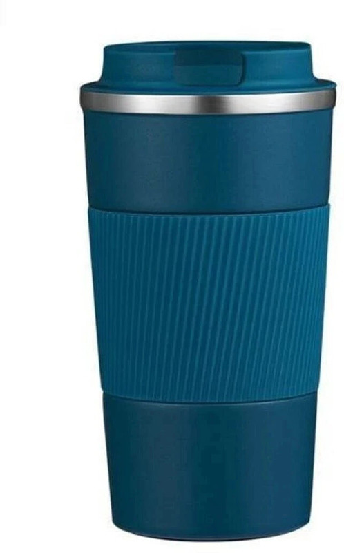 FLOSTRAIN Travel Mug , Insulated Coffee Cup with Leakproof Lid ,Vacuum Insulation 510 ml Steel, Plastic Shaker(Pack of 1, Multicolor)