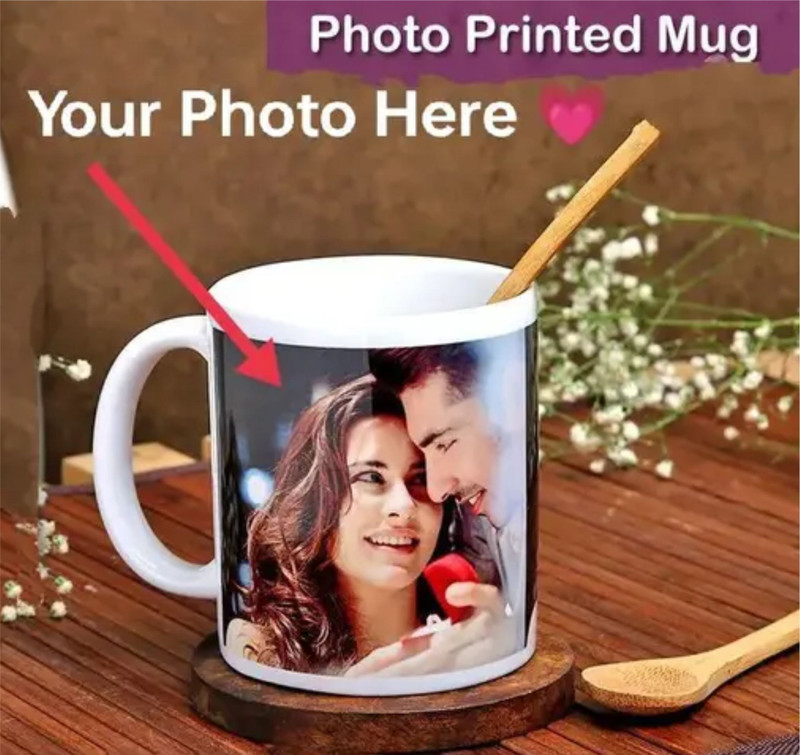 DazzleV Personalized Gift - Custom Text, Logo, Or Photo Ceramic Coffee Ceramic Coffee Mug(330 ml)