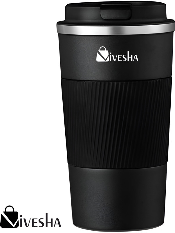 Vivesha Vacuum Insulated Stainless Steel Hot &Cold Coffee Double Wall Travel Tumbler Stainless Steel Coffee Mug(510 ml)