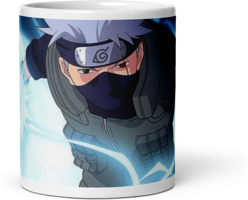 VishList Kakashi Anime Printed Cup Best Birthday Gift For Girl Boy Friends Brother Sister Ceramic Coffee Mug(330 ml)