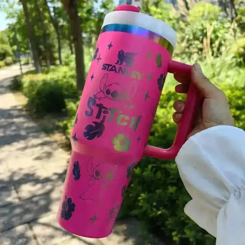 Quikvibe Stanley Flower Stainless Steel Tumbler 1200 ML Stainless Steel Tumbler(1200 ml)