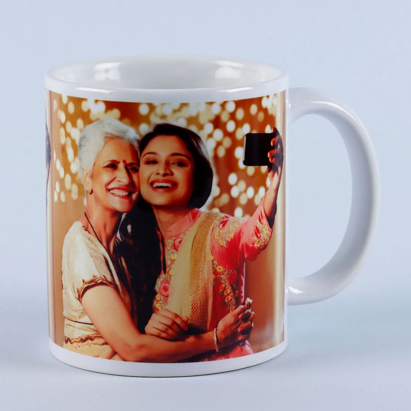 PB GIFTS GALLERY Customized Photo Printed Coffee Tea Cup Ceramic Coffee Mug(300 ml)
