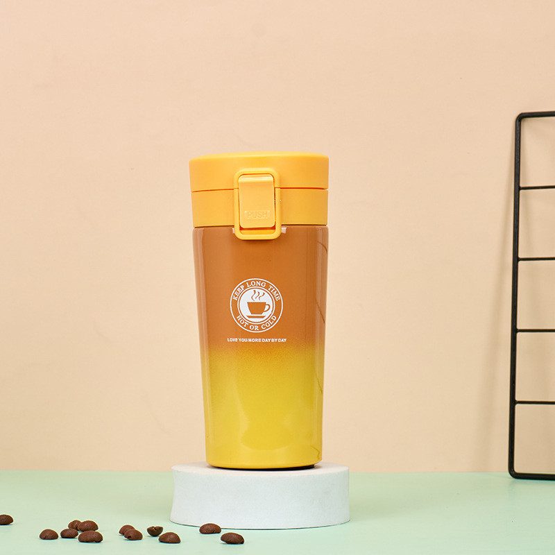 Kimaya Double Wall Vacuum Insulated Stainless Steel 304 Tea Coffee Thermos Travel Stainless Steel Coffee Mug(400 ml)
