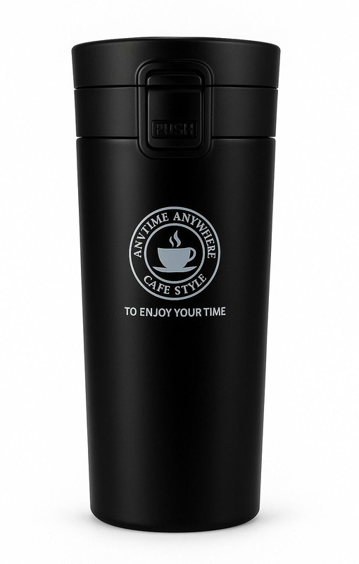 trendivamart Insulation Cup with Lid, Hot & Cold Coffee Stainless Steel Coffee Stainless Steel Coffee Mug(400 ml)