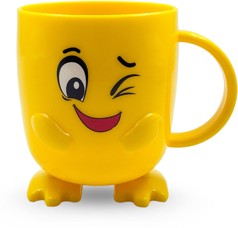 Plast Boy LLP Penguin Wink Plastic Coffee Mug(450 ml)