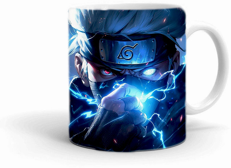 AAhan KakashiNarutoAnime Printed Hard Quality Coffee/Cup | White Ceramic Coffee Ceramic Coffee Mug(325 ml)