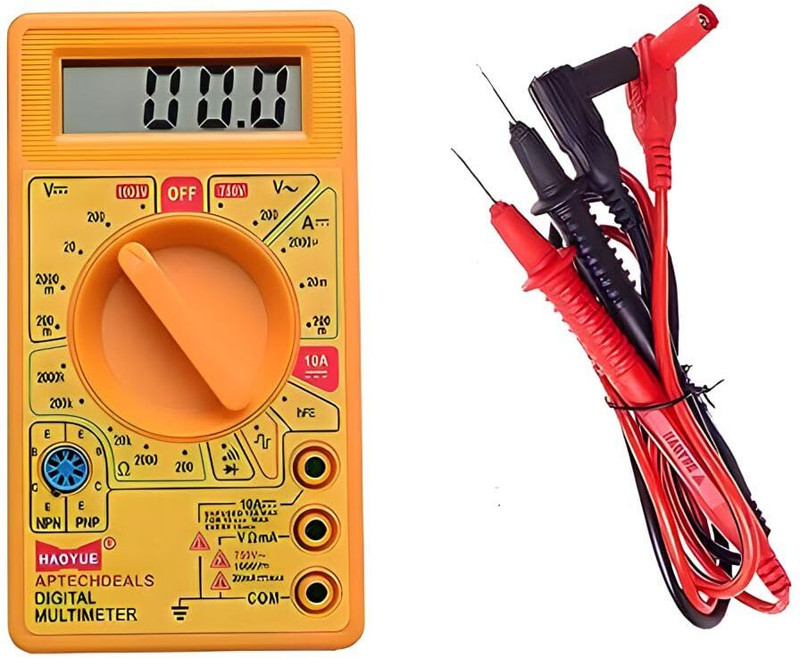 ZIODIC Digital Multimeter LCD AC DC Measuring Voltage Current Digital Multimeter(Multicolor 2000 Counts)