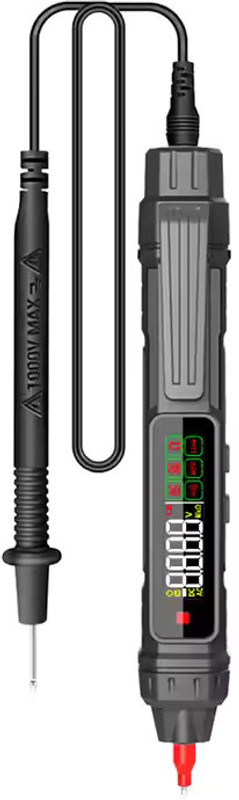 ZLLJMETER ZL12D TRMS Pocket Digital Multimeter NCV Capacitance Resistance Pen Type Digital Multimeter(Black 6000 Counts)
