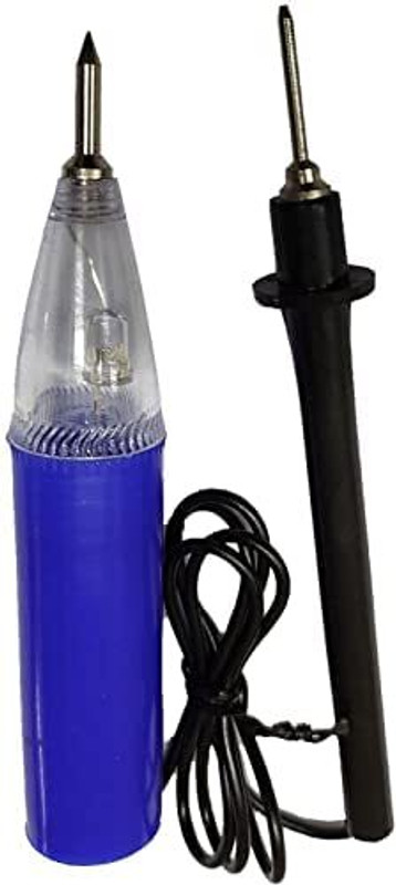 DEGNO Electronic Continuity Tester for check all Cables Cords & Wires light alert mini Analog Multimeter(Blue 4000 Counts)