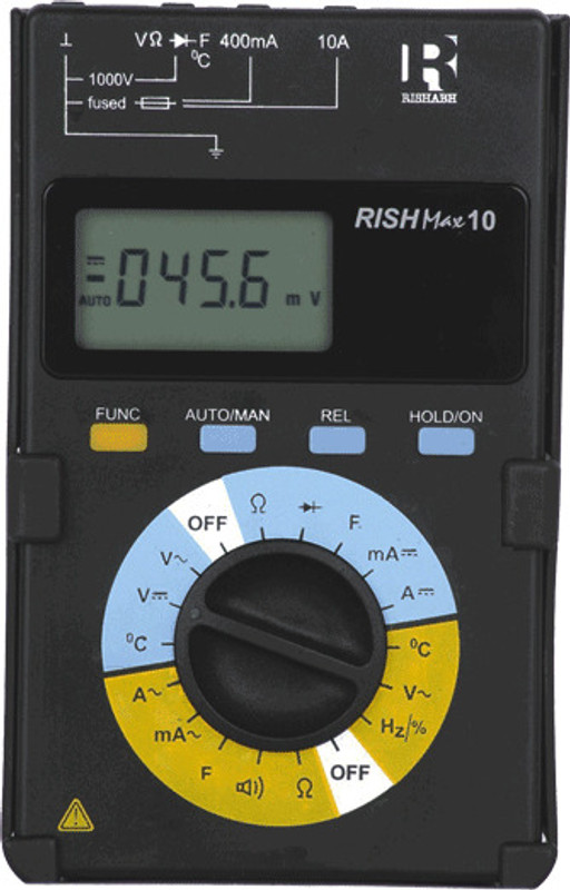 PBSS RishMax 10 Digital Multimeter, Digital Multimeter(Black 4000 Counts)
