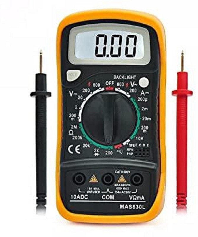 Empiral Enterprises Digital Multimeter Kit for Measuring Voltage (1Pc) Digital Multimeter(2000 Counts)