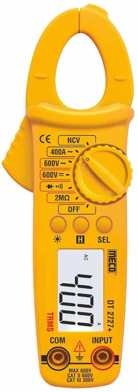 Mec Meco Auto Ranging Digital Clamp Meter TRMS (DT 2727+) Digital Multimeter(Yellow 3200 Counts)